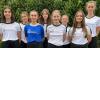 Die erfolgreichen Korbballerinnen (von links) Sophie Glaser, Eva Burger, Alessa Henninger, Hanna Kächelein, Anna Strobel, Marie Strobel, Julia Fiehl und Amelie Schneider.