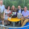 35 Jahre gelebte Partnerschaft: Im Bild (von links): Dritter Bürgermeister Franz-Josef Welscher, Bürgermeisterin Andrea Rothenbucher, Zweite Bürgermeisterin Marie-Francoise Isabel, Komiteevorsitzender Hettstadt Nicolas Ehmann, Zweiter Vorsitzender des französischen Komitees Michel Nicolas 35 Jahre gelebte Partnerschaft: Im Bild (von links): Dritter Bürgermeister Franz-Josef Welscher, Bürgermeisterin Andrea Rothenbucher, Zweite Bürgermeisterin Marie-Francoise Isabel, Komiteevorsitzender Hettstadt Nicolas Ehmann, Zweiter Vorsitzender des französischen Komitees Michel Nicolas