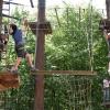 Gemeinsam wurde der Parcours im Klettergarten Einsiedel bezwungen. Gemeinsam wurde der Parcours im Klettergarten Einsiedel bezwungen.