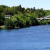 Aufnahme des Mainfrankentriathlons von der Alten Mainbrücke aus (erkennbar: versetztes Absicherungskonzept mit SUPS). Aufnahme des Mainfrankentriathlons von der Alten Mainbrücke aus (erkennbar: versetztes Absicherungskonzept mit SUPS).