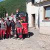 Das Helferteam Karl musste erst einmal 60 Tonnen Bauschutt und Erdaushub bewegen, bevor es richtig losgehen konnte.