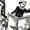 So kann man sich eine Predigtszene des Mittelalters vorstellen. Der aus Gerolzhofen stammende Professor Rudolf Weigand befasste sich in seiner Forschung unter anderem mit dem Thema "Predigt als Massenmedium des Mittelalters".
