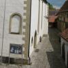 Blick in den Kirchhof vom Kultur- und Geschichtstreff des Förderkreises. Blick in den Kirchhof vom Kultur- und Geschichtstreff des Förderkreises.