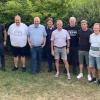 Auf dem Bild von links: Thomas Fischer (Nordheim), Carsten Lanik, HWK Abteilungsleiter für Meisterkurse und Fortbildungen, Thomas Kreissl (Würzburg), Alexander Wolf (Wittighausen), Ralf Schäffer (Güntersleben), Bernhard Graber (Mönchstockheim), Ingo Schnabel (Itzgrund), Rainer Klein (Essfeld), Arno Schreier (Birkenfeld) und Joachim Grundmann (Bad Kissingen).
