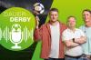 Dauer-Derby - Der Regionalliga-Podcast der Main-Post. Verschiedene Motive mit dem Experten-Team Michi Bauer, Frank Kranewitter und Daniel Rathgeber und Podcast-Host Tim Eisenberger.