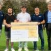 KV und KSL Gottfried Bindrim (von links): Brian Mantel, Justin Mantel, Peter Mantel, BFV Vize-Präsident und BV-Unterfranken Jürgen Pfau,