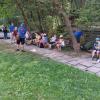Die Gruppe an den Retzbacher Fischteichen. Die Gruppe an den Retzbacher Fischteichen.