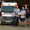 Von links: Josef Ziegler, Andreas Höfling, Wilma Höfling, Heike Bayer, Joachim Iwanowitsch 1. Vorsitzender des Freundeskreis der Kartause Estenfeld e.V., Klaus Will Ortsbeauftragter der Malteser in Estenfeld, Markus Ländner, Christiane Witkovsky, Jakob Keller, Christina Fleischhacker, Dr. Michael Baumann.