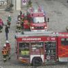 Alarm in Schloss Werneck: Bei einem simulierten Brand in der Orthopädischen Klinik waren über 160 Einsatzkräfte vor Ort.