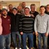 Das Bild zeigt die Geehrten mit den beiden Vorständen und den Vertretern der Stadt Ochsenfurt (von links): Alfred Beck, Friedrich Pflüger, Wolfgang Mundl, Rainer Kernwein, Thomas Menzel, Michael Dürr, Stefan Sobola, Uli Mauderer, Klemens Metzger, Kersten Neubert, Ottmar Reißmann und Tilo Hemmert.