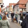 Das Verkehrs- und Parkproblem in der Sennfelder Hauptstraße wurde beim Ortsrundgang thematisiert.