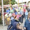 Nur wenig Trubel beim Rosenkranzmarkt in Arnstein.