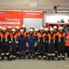 Das Foto zeigt KBI Michael Kriger, KBM Ralf Bausenwein, NN. Michael Kilian, Niklas Grebner, Pia Endres, Johannes Schmid, Alina Henke, Tobias Haase, Anne Krämer, Michael Schmitt, Melina Krämer, Christoph Grebner,  Florian Rickel, Martin Sterk, Christian Scheller, Martin Pique und KBM Martin Ebert.