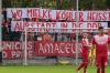 Anhänger des FC Bayern München sorgten am Rande des Regionalliga-Bayern-Spiels beim TSV Aubstadt mit einem Spruchband für Empörung. Anhänger des FC Bayern München sorgten am Rande des Regionalliga-Bayern-Spiels beim TSV Aubstadt mit einem Spruchband für Empörung.