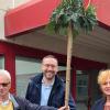 Erich Beck, Klaus Dick, Niederlassungsleiter Fa. Fielmann Würzburg, Andrea Krist, Vorstand FortSchritt Würzburg e.V.