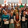 Die Geehrten für 35 Jahre, 40 Jahre und 45 Jahre Mitgliedschaft beim TSV Urspringen. Die Geehrten für 35 Jahre, 40 Jahre und 45 Jahre Mitgliedschaft beim TSV Urspringen.