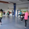 Begeisterte Teilnehmer beim zehnten Fitnesstag. Begeisterte Teilnehmer beim zehnten Fitnesstag.