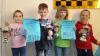 Die Gewinner der U8: 1. Platz Meara Classen, 3. Platz Asaf Celepci, Gewinnerin des Mädchenpokals U8 Jule Sax, 2. Platz Viktor Solomenko.