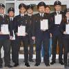 Ehrungen, Neuaufnahmen und Beförderungen gab es bei der Jahresversammlung der Feuerwehr Sulzfeld. Mit auf dem Bild Bürgermeister Jürgen Heusinger.