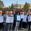 Seniorenstammtisch bei der Friseur-Innung Würzburg Stadt und Land. Dabei wurden 14 goldene Meisterbriefe überreicht.