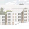 Der geplante Neubau des Wohn- und Praxisgebäudes, Zeppelinstraße 65, 97074 Würzburg, Ansicht West Der geplante Neubau des Wohn- und Praxisgebäudes, Zeppelinstraße 65, 97074 Würzburg, Ansicht West