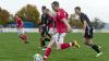 Martin Felsburg (am Ball) und die SG Urspringen-Sondheim/Rhön hatten ihren Gegner SV Ramsthal beim 4:0-Erfolg fest im Griff. Felsburg gelang der Treffer zum 2:0.