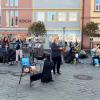 Der Posaunenchor St. Johannis mit der Leitung Annette Geißendörfer-Opp.
