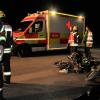 Bei einem Motorradunfall auf der gesperrten Strecke zwischen Mönchstockheim und Gerolzhofen sind am Mittwochabend zwei Menschen schwer verletzt worden.