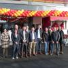 Vertreterinnen und Vertreter der Stadt Marktheidenfeld, der ausführenden Baufirma Projektbau Siegler sowie der Firmen Norma, Bäckerei Kachel und Würth feierten die Übergabe der Gebäude der drei Firmen und die Neueröffnung im Gewerbepark Söllershöhe im Stadtteil Altfeld.