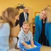 Auf Augenhöhe begegnete Anna Stolz den Leo-Weismantel-Schülern. Auf Augenhöhe begegnete Anna Stolz den Leo-Weismantel-Schülern.