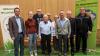Im Bild (von links): 1. Bürgermeister Oliver Schulze,  Ann-Kathrin Püls, Rainer Bauer, 1. Vorstand Erich Wenzel, Bernd Waschka, Hannelore Wenzel, Thorsten Kullich, 2. Bürgermeister Helmut Heimrich, Sven Fürstenberg.