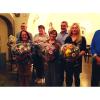 Auf dem Foto: Eddie Butcher, Veronika Dilling, Ute Bendel, Cäcilia Falgner, Elmar Falgner, Manuela Küffner-Örhung und Lothar Zinser.