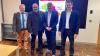 Von links: Uwe Tutschku (bisheriger Vorsitzender Schule des Netzwerkes Schule-Wirtschaft), Dr. Harald Ebert (Schulleiter Don-Bosco-Berufsschule und neuer Vorsitzender Schule), Andreas Eck (Leiter Ausbildung Kinkele GmbH & Co. KG, neuer Vorsitzender Wirtschaft) und Stefan Hebig (Abteilungsleiter Kommunikation Sparkasse Mainfranken Würzburg, Geschäftsführung im Schule-Wirtschaft-Netzwerk)