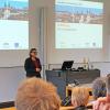 Eröffnung des Geodätischen Kolloquiums durch die Dekanin Prof. Dr. Daniela Wenzel.