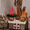Christa Roth bei der Predigt am ersten Adventssonntag in Nenzenheim.