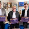 Im Bild (von rechts): Christoph Feige, Stefan Labus und Manuel Wolf.