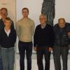 Auf dem Bild (von links): Bürgermeister Herbert Hemmelmann, Bernd und Gabriele Rothenhöfer, Michael Haimann, Siegfried Scheb, Walter Hilpert, Günter Blöchinger und Werner Fischer.
