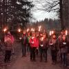 Ministrantenweihnachtsfeier am Forsthaus Sylvan.