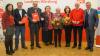 Bei der Verleihung (von links): Stellvertretende Landrätin Christine Haupt-Kreutzer, Gerhard Hartmann, Otto Rüger, Bezirkstagsvizepräsidentin Eva Maria Linsenbreder, Luise Then, Ingrid Stryjski, Richard Ott, Landtagsabgeordneter Volkmar Halbleib