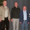 Jahresabschluss-Sitzung der Gemeinde Kirchlauter (von links): Der ehemalige Ortssprecher von Pettstadt Helmut Sieghörtner, Bürgermeister Arno Schimpf aus Neubrunn/Thüringen, Bürgermeister Karl-Heinz Kandler sowie Horst Gehring, der 30 Jahre lang dem Ratsgremium angehörte.