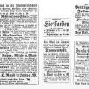 Inserate im Lohrer Anzeiger 1893. Inserate im Lohrer Anzeiger 1893.