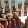 Die Kinder der Willkommensgruppe im Gymnasium Veitshöchheim freuten sich über die Spende ukrainischsprachiger Bücher.