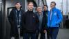Die Wärmehalle in der Posthalle öffnet wieder: Mit dabei sind (von links) Jonas Wirsching (Posthalle), Eric Bernhard (BRK), Michael Lindner-Jung (Bahnhofsmission, Christophorus-Gesellschaft), Steffen Deeg (Sozialreferat Stadt Würzburg) und Susanne Bergmann (Bahnhofsmission, Christophorus-Gesellschaft).