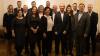 Dienstjubiläum bei der VR-Bank: (von links) Anne Pretscher (Betriebsratsmitglied), Michael Reif (Mitglied des Vorstands), Stefanie Fitz, Günter Mauer, Mathias Gerstner (Bereichsleiter Privatkunden Rhön), Carmen Büttner, Hildegard Nöth, Kerstin Fendert, Markus Merz (Vorstandssprecher), Ralf Barthelmes, Marco Müller, Daniela Genders (Personalmanagement), Frank Glinka (Bereichsleiter Firmenkunden), Tobias Herzog und Jochen Schön (Bereichsleiter Marktfolge Passiv).