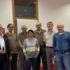 Auf dem Foto (von links): Martin Hepp, Marco Dingeldein, Jörg Wittstadt, Gabi Höfer, Stefan Münzel, Heinrich Kirchner und Martin Seubert.
