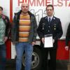 Auf dem Foto (von links): Harald Gangl, Benjamin Karl (beide Fa. planistar Lichttechnik GmbH), zweiter Kommandant Jochen Scheb, 1. Vorsitzender Feuerwehrverein Wolfgang Kübert.