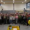 Die Aufnahme zeigt die Teilnehmer des Neujahrsempfangs der Gemeinde in der Frankenlandhalle in Böttigheim.
