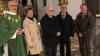 Das Foto zeigt Pater Philippus, Margit Pfaff, Ludwig Pfaff, Urban Oestreicher und Emil Schlereth nach der Verabschiedung.