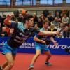 Die erste Niederlage für das Doppel Bastian Steger (rechts)/Martin Allegro bedeutete die 2:3-Niederlage gegen Ochsenhausen.