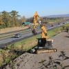 Die Dauer-Baustelle A 3zwischen Biebelried und Erlangen, hier bei Haidt, ist immer wieder Schauplatz von Unfällen.